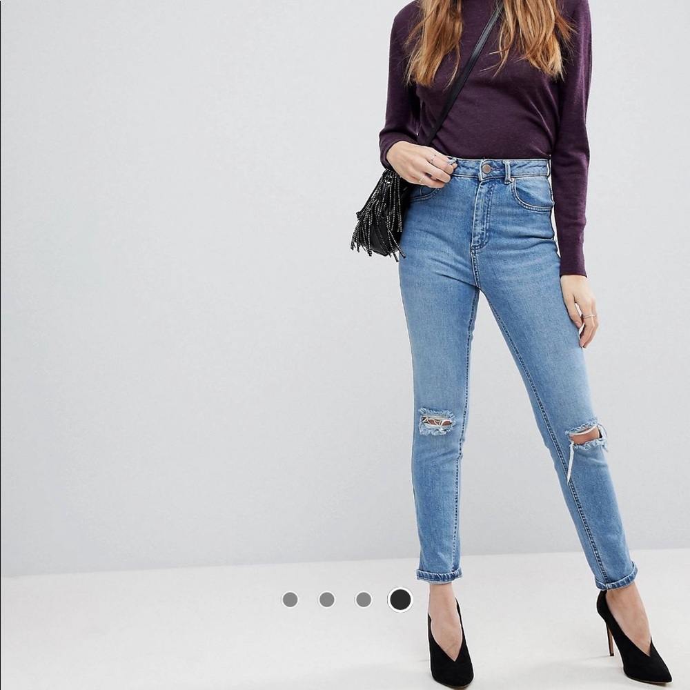 ASOS slim mom jeans